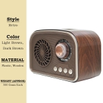 Φορητό Retro Ραδιόφωνο Με Bluetooth 5W Cmik