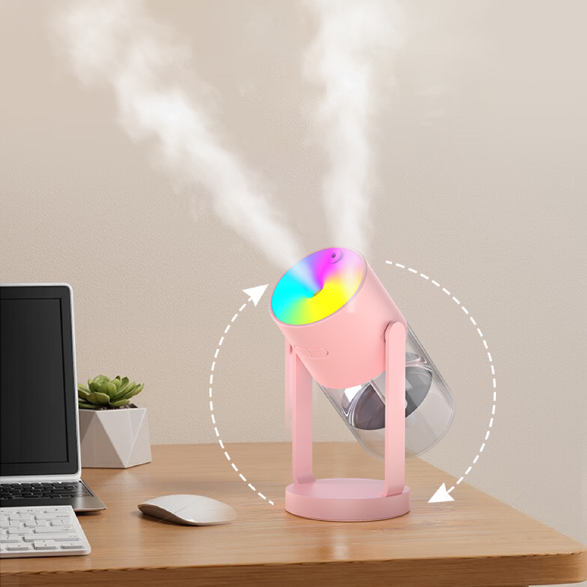 Φορητός Υγραντήρας USB Με Προτζέκτορα & Κινούμενη Κεφαλή Starry Sky XY-085 - Image 5