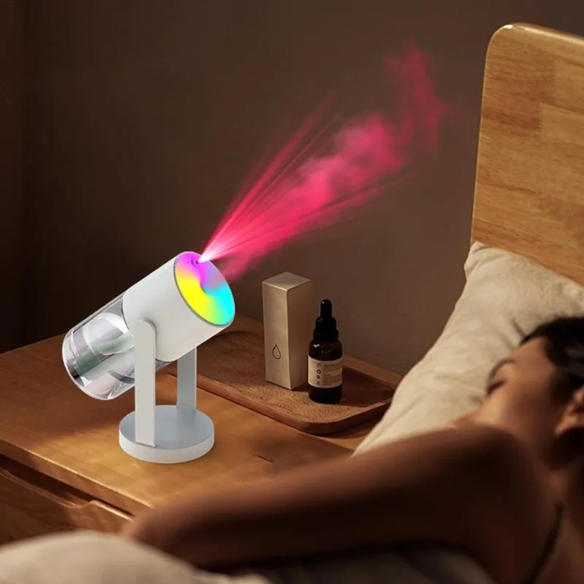 Φορητός Υγραντήρας USB Με Προτζέκτορα & Κινούμενη Κεφαλή Starry Sky XY-085 - Image 7