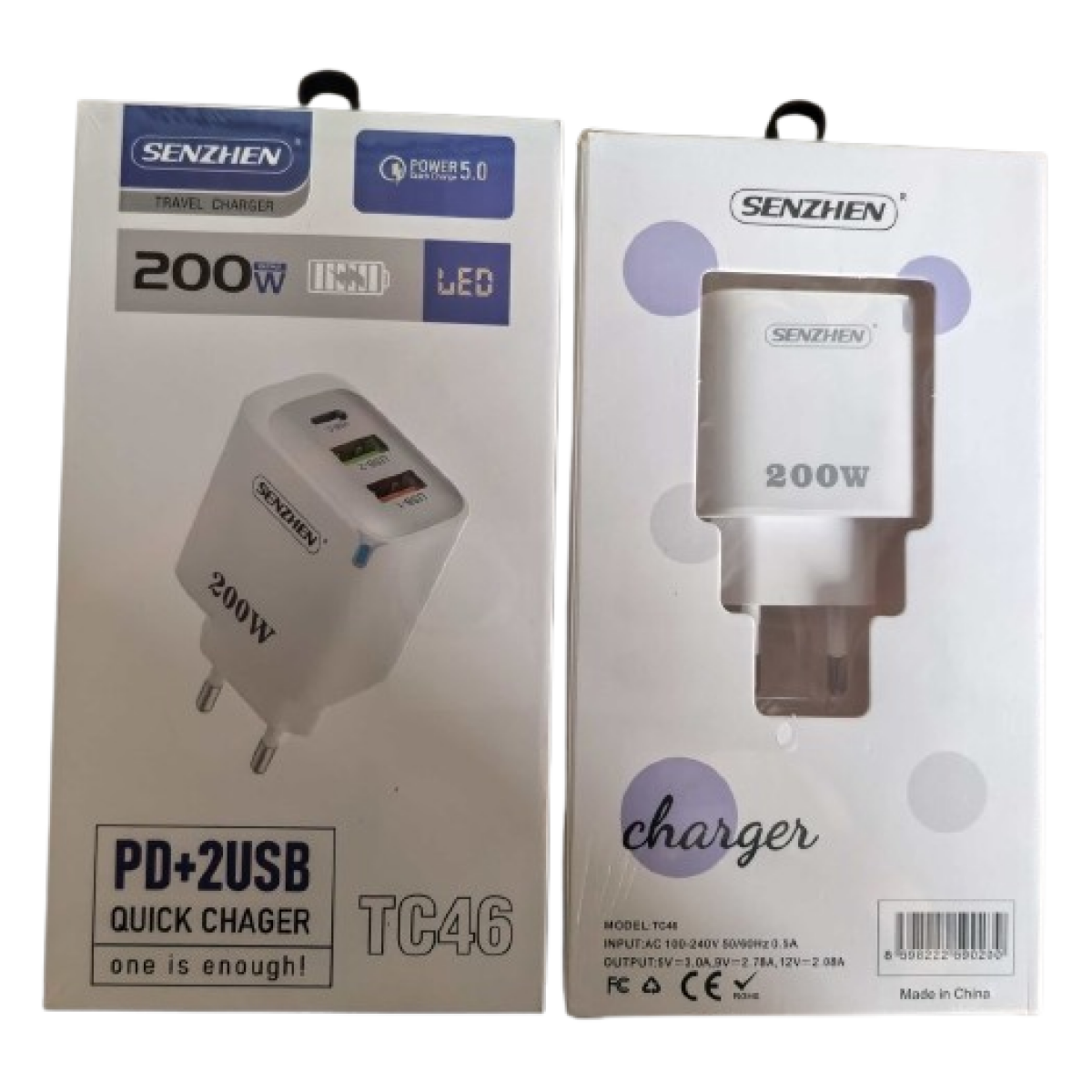 Φορτιστής 200W Με 1 Θύρα USB-C Και 2 Θύρες USB-A Senzhen TC46