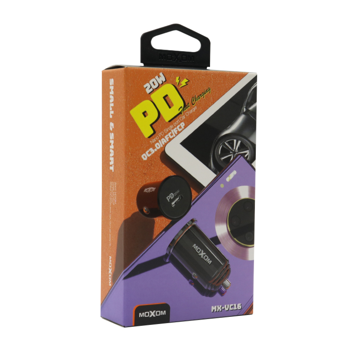 Φορτιστής Αυτοκινήτου Γρήγορης Φόρτισης 20W USB Moxom MX-VC16 - Image 3