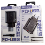 Φορτιστής PD 40W + USB 25W Super Charging 65W Με Καλώδιο Senzhen TC42