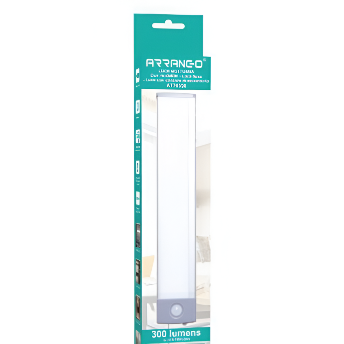Φωτιστικό Νυχτός LED Με Αισθητήρα Κίνησης 23cm USB Arrango AT76558 - Image 4