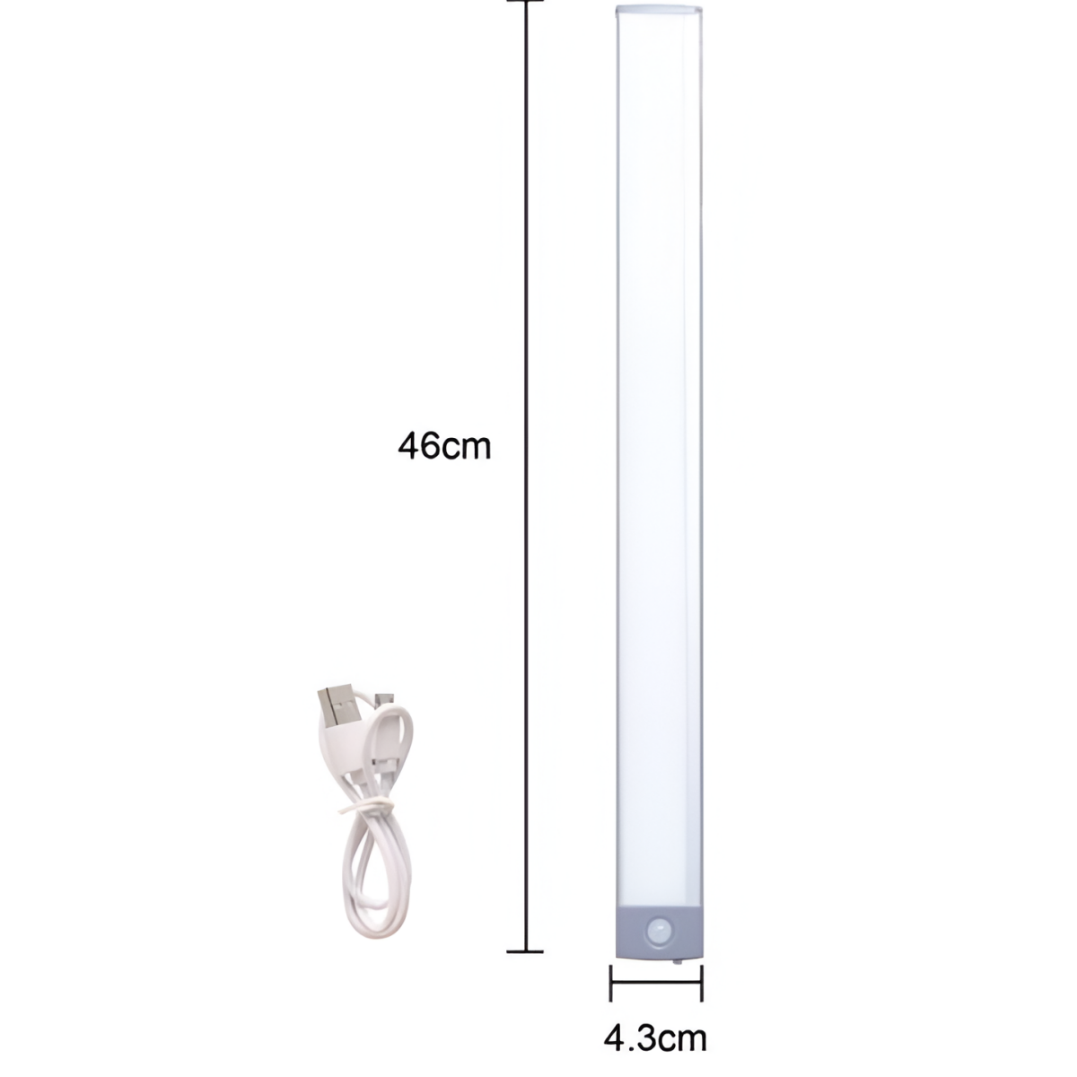 Φωτιστικό Νυχτός LED Με Αισθητήρα Κίνησης 46cm USB Arrango AT76560 - Image 4