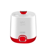 Γιαουρτομηχανή με Κάδο 1lt 20W Hoomei HM-6535 Λευκό/Κόκκινο