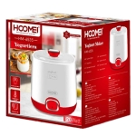 Γιαουρτομηχανή με Κάδο 1lt 20W Hoomei HM-6535 Λευκό/Κόκκινο