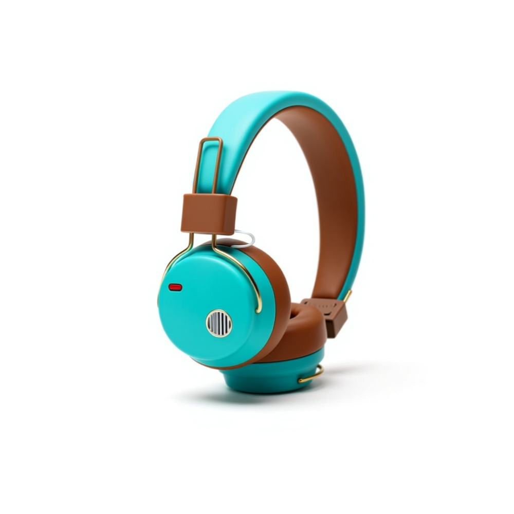 Gjby Ca-054 Ασύρματα Bluetooth On Ear Ακουστικά - Ανοιχτο Πρασινο
