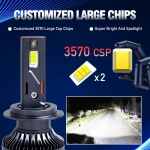 H1 LED Λάμπες Αυτοκινήτου Canbus 65W – 6000K Λευκό Φως