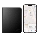 HOCO E91G Smart Θήκη Διαβατηρίου Επαναφορτιζόμενη Anti-Lost με Συμβατότητα Apple Find My – Μαύρη