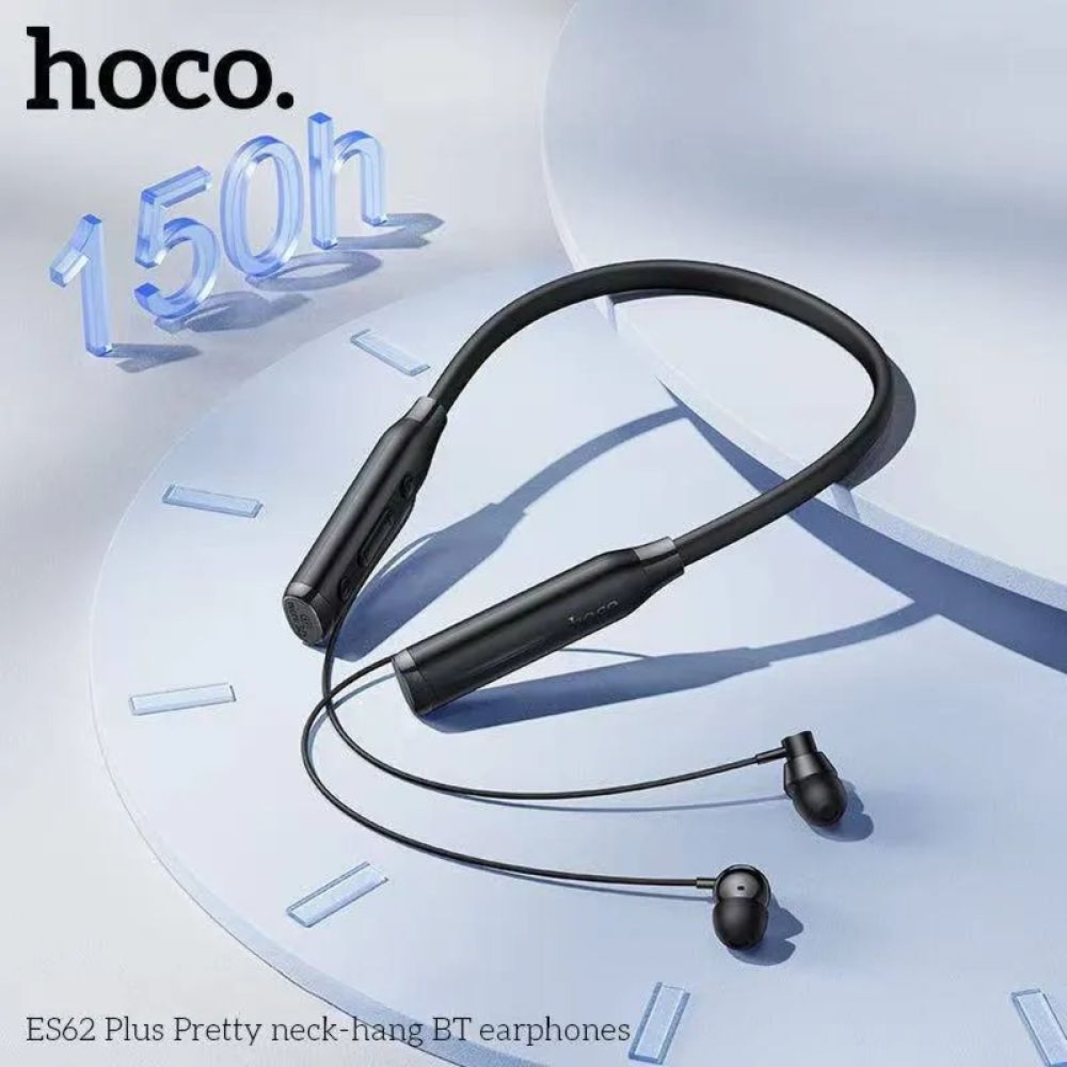 Hoco ES62 Plus Neckband Μαγνητικά Ακουστικά Λαιμού με Μικρόφωνο, 150h Αυτονομία & TF Card
