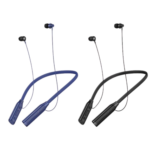 Hoco ES62 Plus Neckband Μαγνητικά Ακουστικά Λαιμού με Μικρόφωνο, 150h Αυτονομία & TF Card