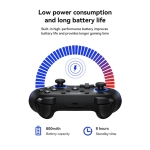 Hoco GA2 - Ασύρματο Gaming Controller για Nintendo Switch 1 / 2 και PC σε Μαύρο Χρώμα