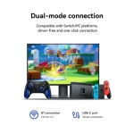 Hoco GA2 - Ασύρματο Gaming Controller για Nintendo Switch 1 / 2 και PC σε Μαύρο Χρώμα