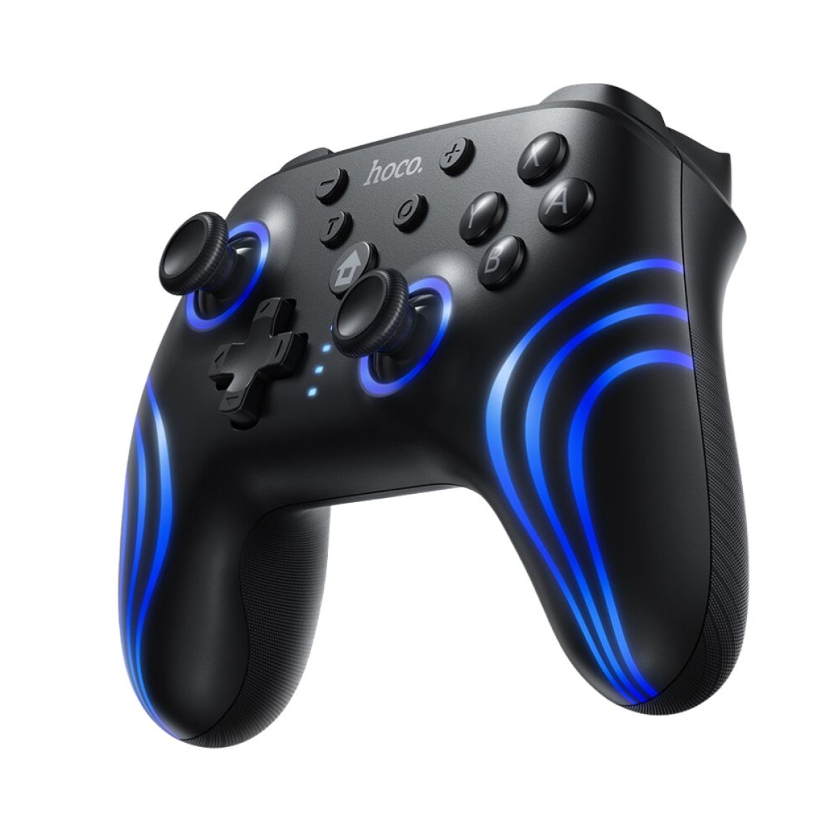 Hoco GA2 - Ασύρματο Gaming Controller για Nintendo Switch 1 / 2 και PC σε Μαύρο Χρώμα
