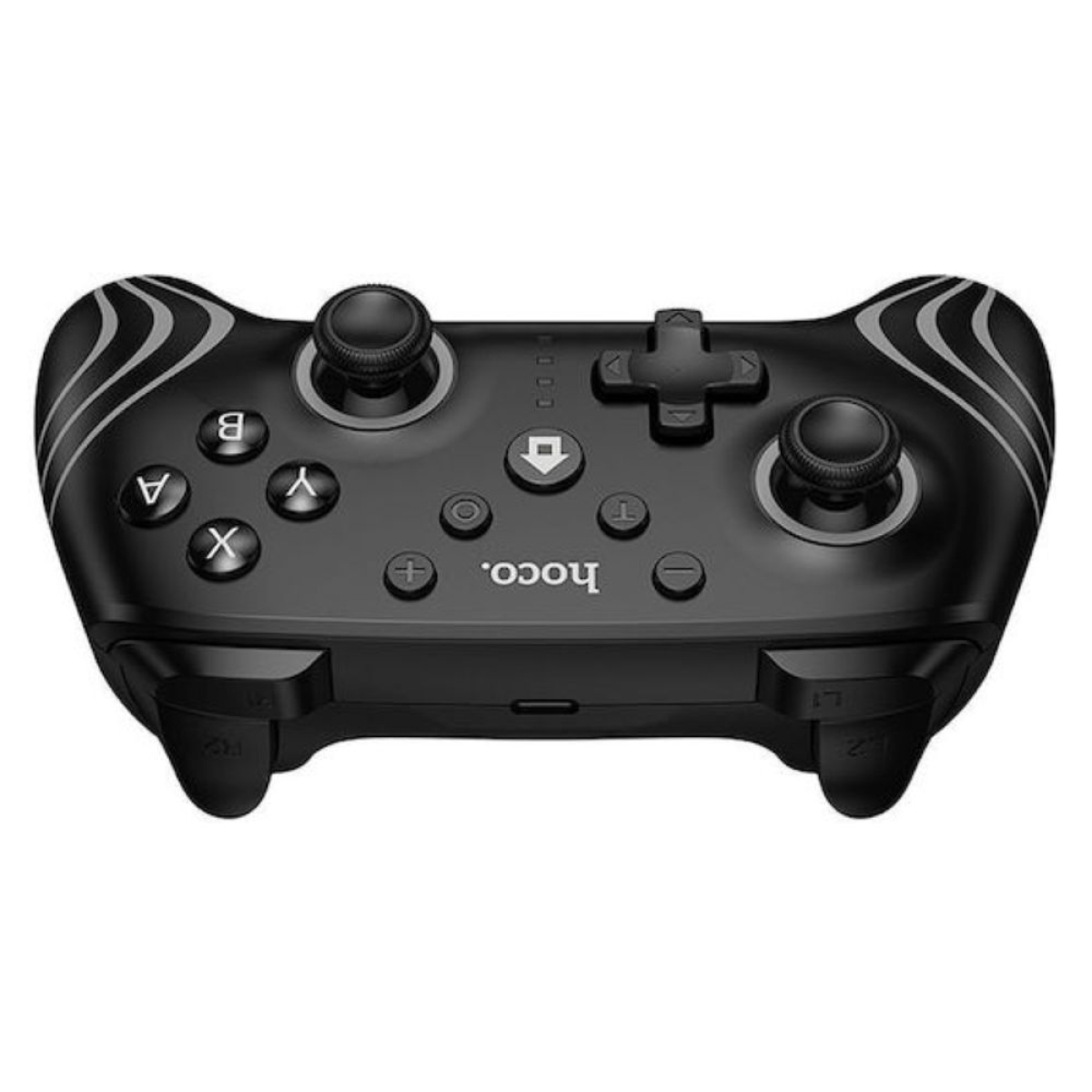 Hoco GA2 - Ασύρματο Gaming Controller για Nintendo Switch 1 / 2 και PC σε Μαύρο Χρώμα