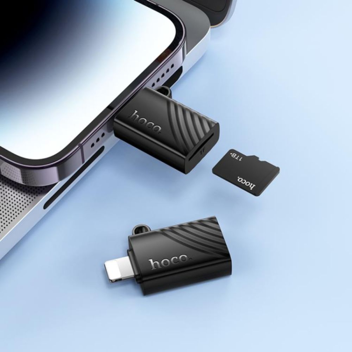 Hoco HB53 Card Reader Lightning για TF (microSD)