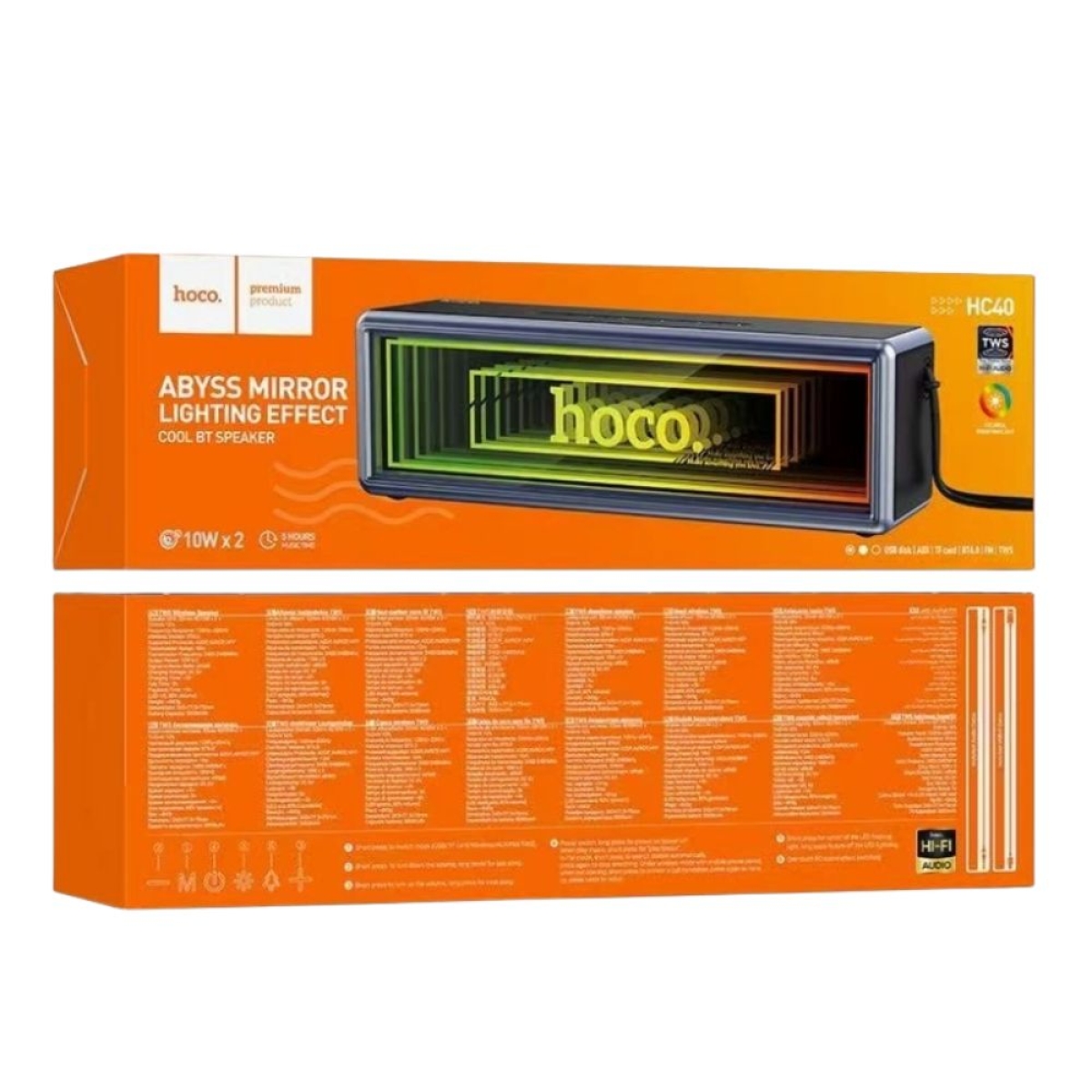Hoco HC40 Ηχείο Bluetooth 10W με Διάρκεια Μπαταρίας έως 5 ώρες - Μαύρο