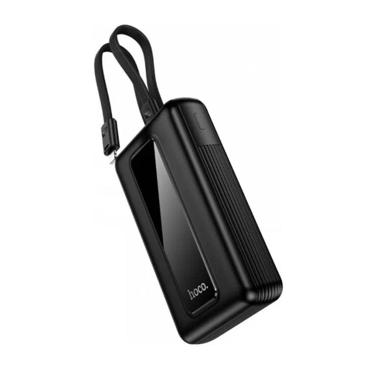 Hoco J162A Power Bank 20000 mAh με Ενσωματωμένα Καλώδια PD 20W QC3.0 22.5W - Μαύρο