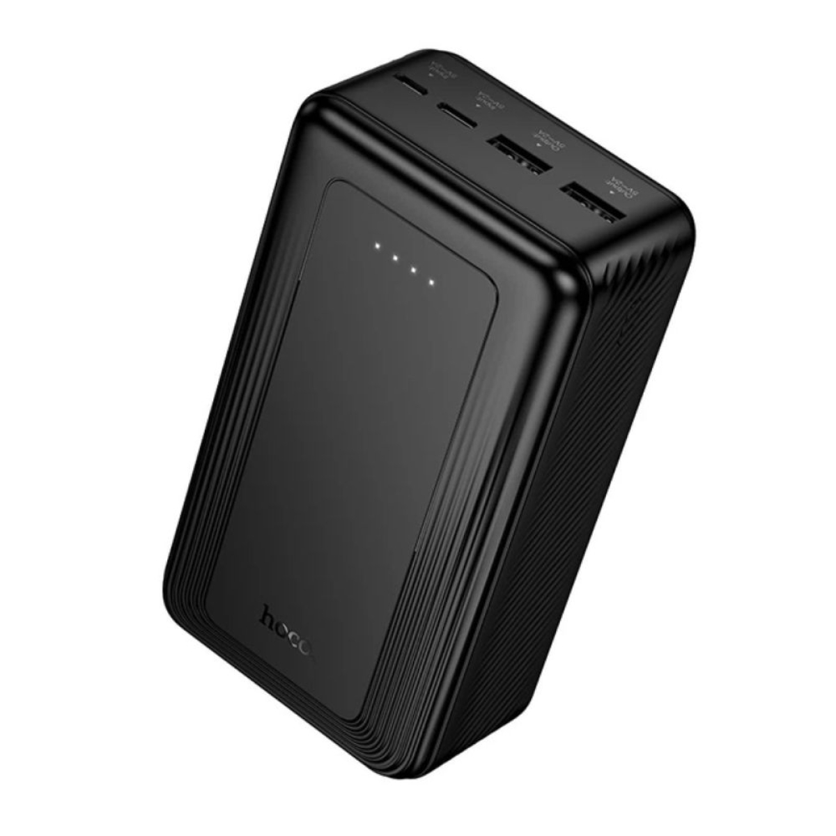 Hoco J165B Power Bank 30000mAh με 2 Θύρες USB-A και 2 Θύρες USB-C Μαύρο