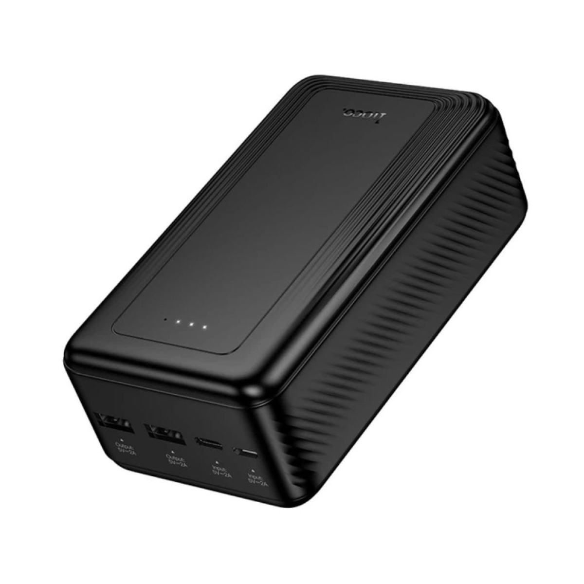 Hoco J165B Power Bank 30000mAh με 2 Θύρες USB-A και 2 Θύρες USB-C Μαύρο