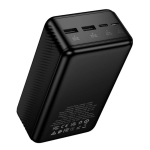 Hoco J165B Power Bank 30000mAh με 2 Θύρες USB-A και 2 Θύρες USB-C Μαύρο
