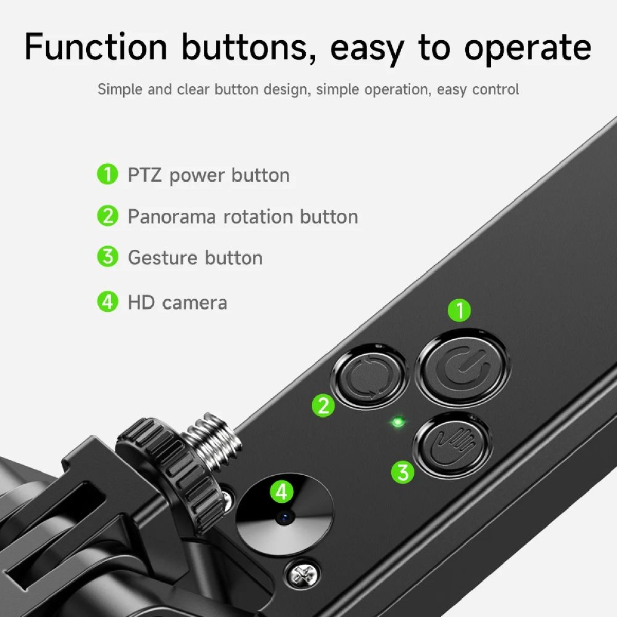 Hoco K32 Selfie Stick Τρίποδο Κινητού με Bluetooth Μαύρο