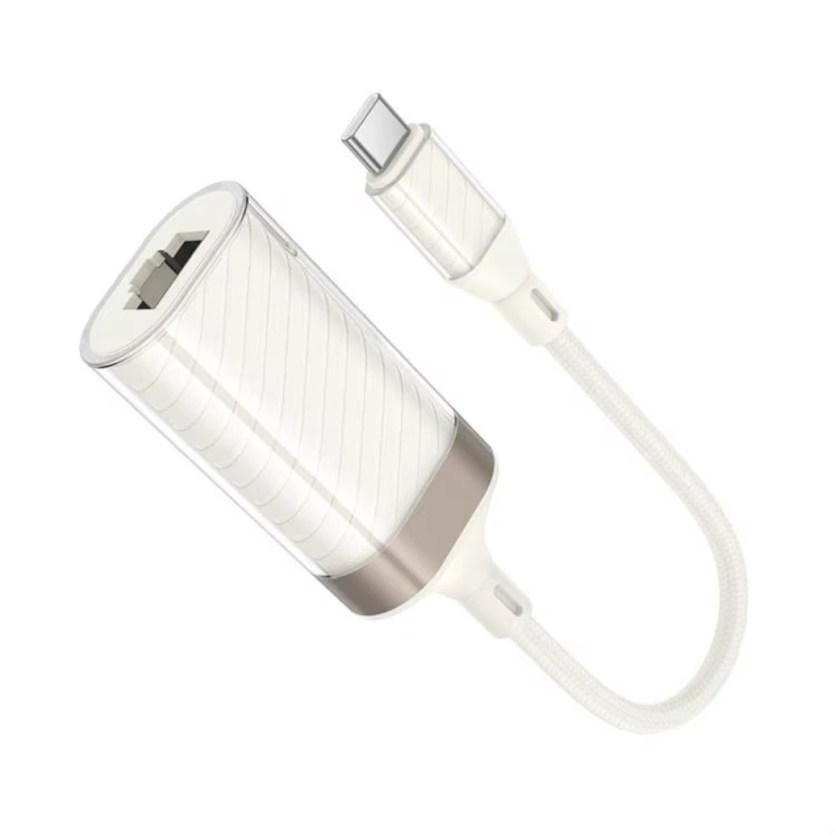 Hoco UA41B USB-C Αντάπτορας Δικτύου για Ενσύρματη Σύνδεση Ethernet