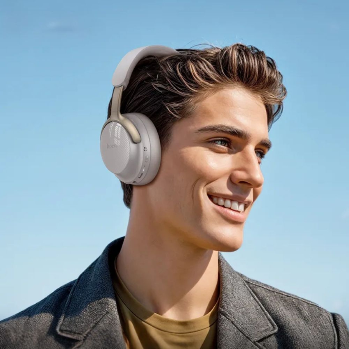Hoco W53 Plus Tone Ασύρματα Bluetooth Ακουστικά Over Ear με Noise Cancelling – Μαύρο