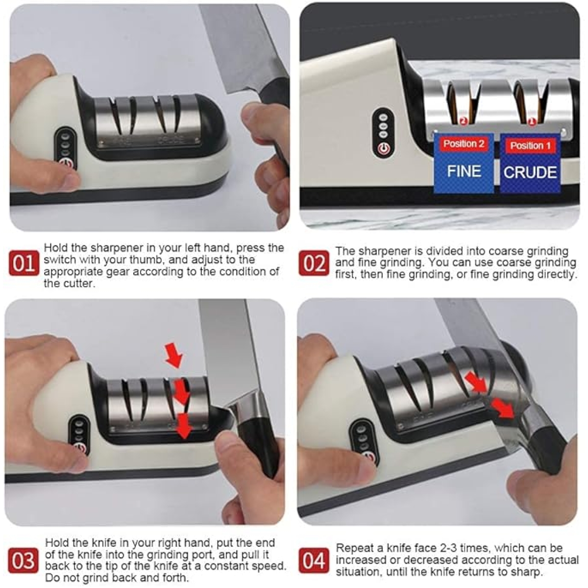 Ηλεκτρικό Ακονιστήρι Μαχαιριών 2 Επιπέδων - Image 7