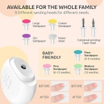 Ηλεκτρικός Νυχοκόπτης & Λίμα Νυχιών 2 Σε 1 Επαναφορτιζόμενος Με LED - Image 7