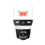IP Κάμερα Παρακολούθησης Wi-Fi 4MP Αδιάβροχη IP66 PTZ με Νυχτερινή Όραση και Διπλό φακό