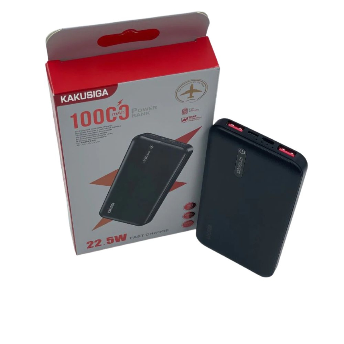 KAKUSIGA KSC-1098 Power Bank 10.000mAh με Γρήγορη Φόρτιση 22,5W & 2x USB