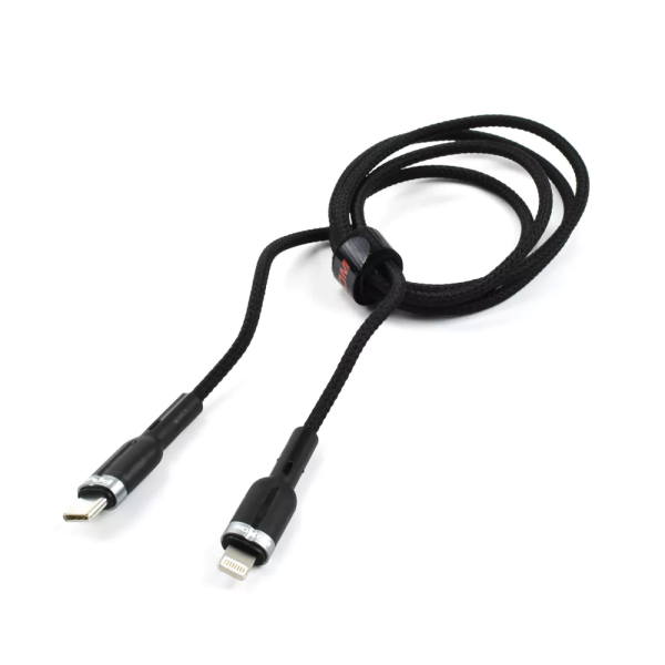 Καλώδιο Φόρτισης & Δεδομένων USB-C Σε Lightning PD 30W Υφασμάτινο 1m Moxom MX-CB116