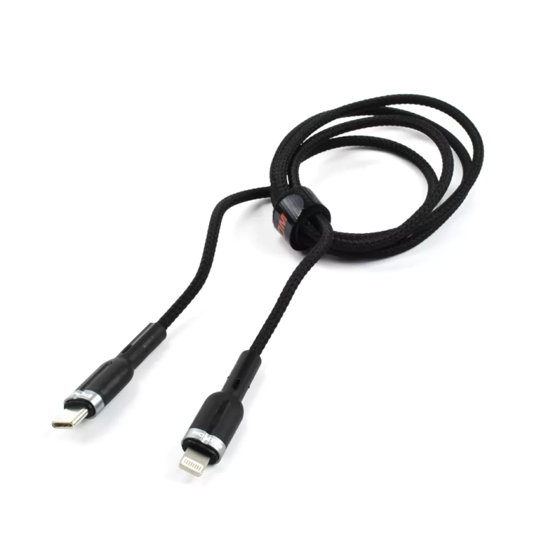 Καλώδιο Φόρτισης & Δεδομένων USB-C Σε Lightning PD 30W Υφασμάτινο 1m Moxom MX-CB116