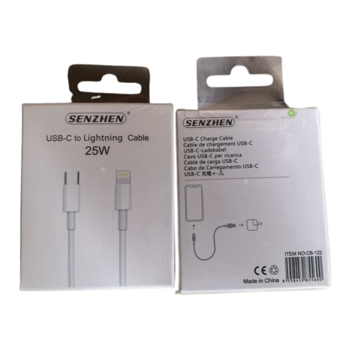 Καλώδιο Φόρτισης USB-C Σε Lightning 25W Senzhen CB-122 - Image 3