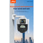 Κάμερα Ασφαλείας Εξωτερικού Χώρου 4K PTZ 360° Με Διπλό Φακό Και Έγχρωμη Νυχτερινή Όραση OTU JK-003 - Image 6