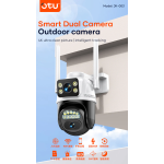 Κάμερα Ασφαλείας Εξωτερικού Χώρου 4K PTZ 360° Με Διπλό Φακό Και Έγχρωμη Νυχτερινή Όραση OTU JK-003 - Image 7