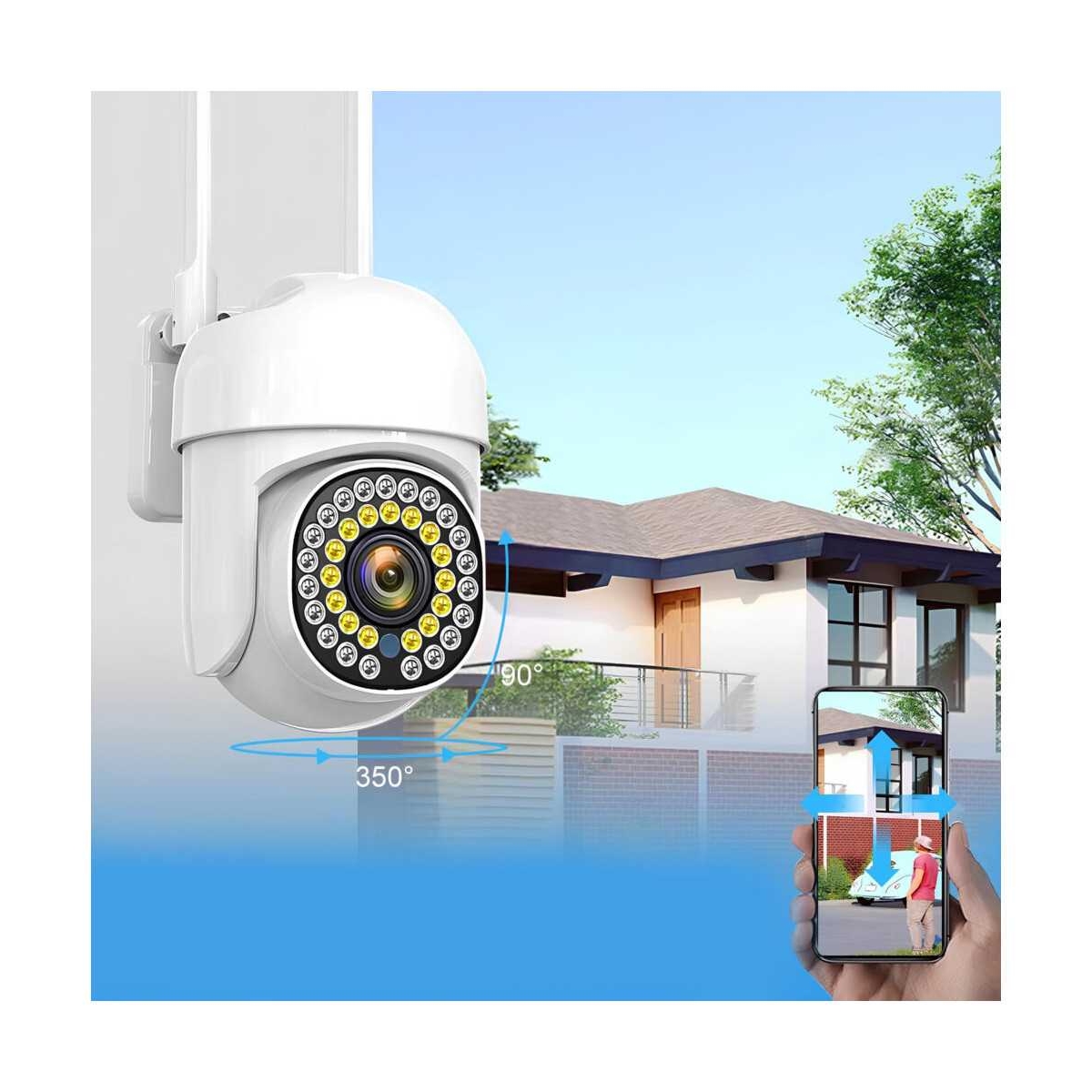Κάμερα Ασφαλείας IP WiFi Quad HD 5MP PTZ Με Εφαρμογή SL-0050-10 - Image 2