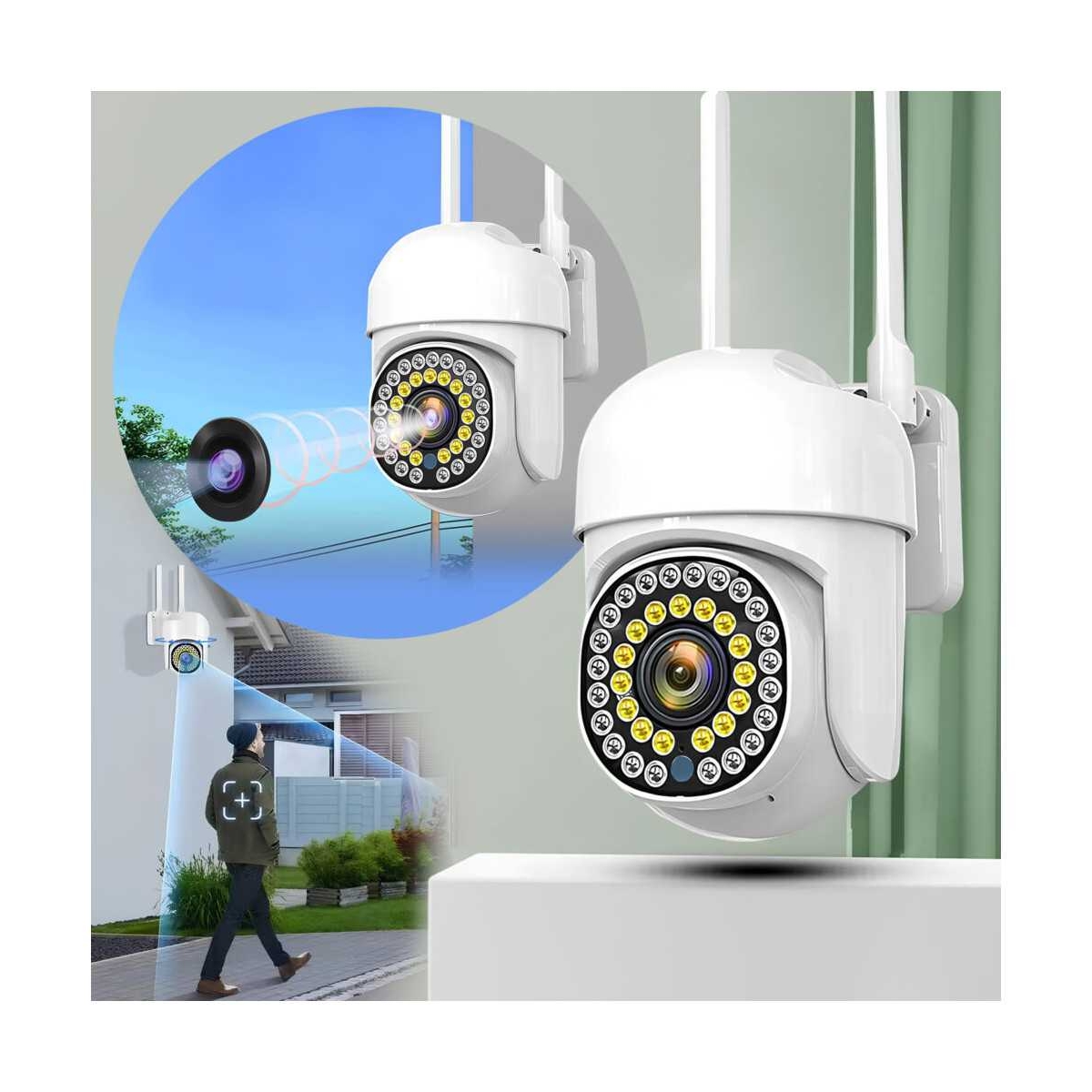 Κάμερα Ασφαλείας IP WiFi Quad HD 5MP PTZ Με Εφαρμογή SL-0050-10 - Image 3