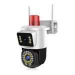 Κάμερα Ασφαλείας Wi-Fi 4MP Με Διπλό Φακό, Περιστροφή 360° Και Σειρήνα SL-0050-2