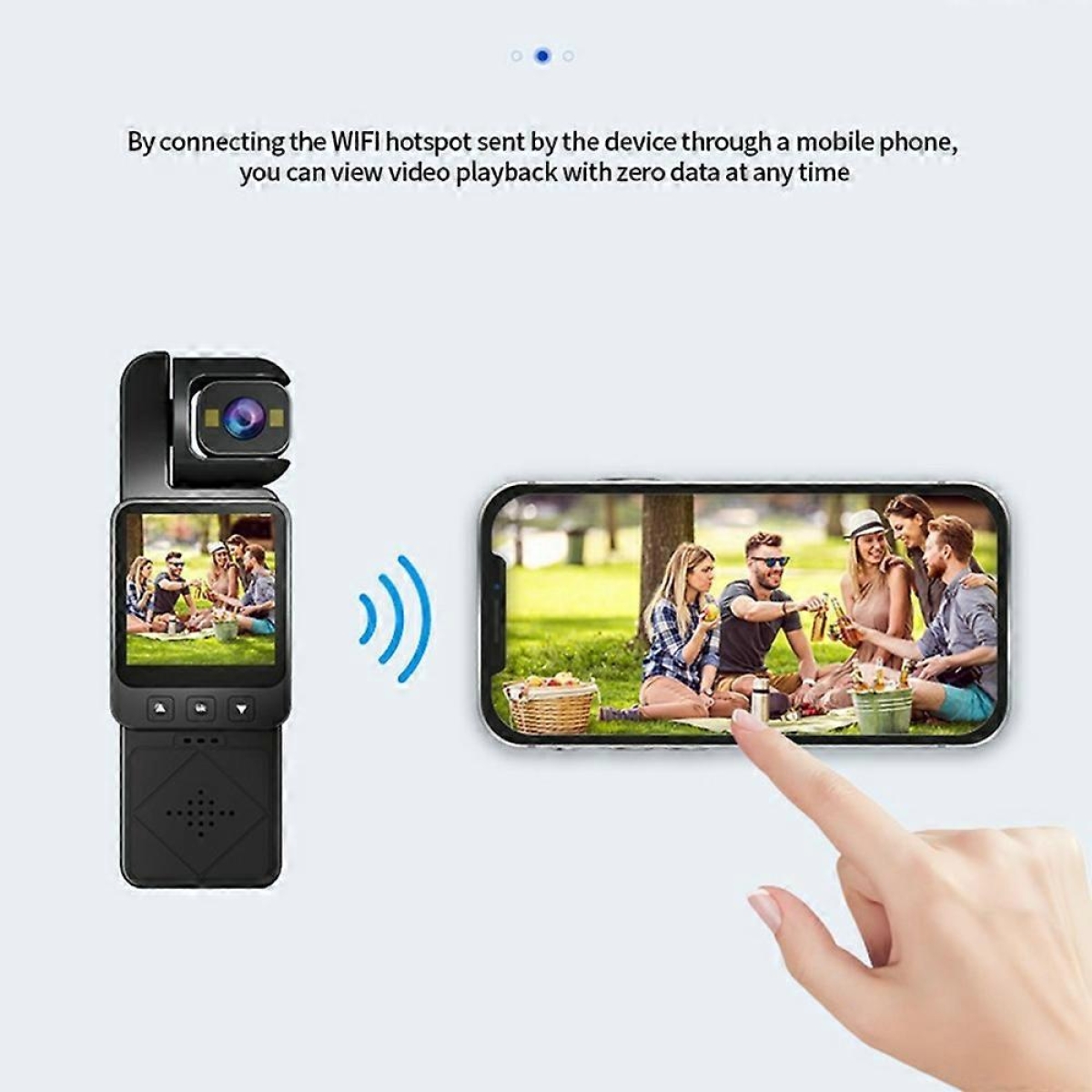Κάμερα Δράσης Με Οθόνη HD 1,54ʺ Και WiFi DV02 - Image 4
