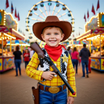 Παιδικό Αποκριάτικο Όπλο Cowboy 69x9cm Carnavalista 23247 – Παιχνίδι Ρόλων 1 τμχ