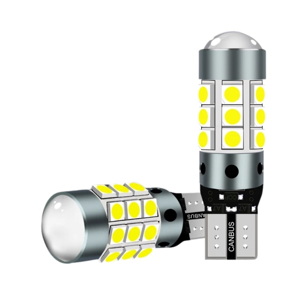Λάμπες LED Αυτοκινήτου T15-3030-27SMD 12V 2τμχ Ψυχρό Φως
