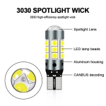 Λάμπες LED Αυτοκινήτου T15-3030-27SMD 12V 2τμχ Ψυχρό Φως