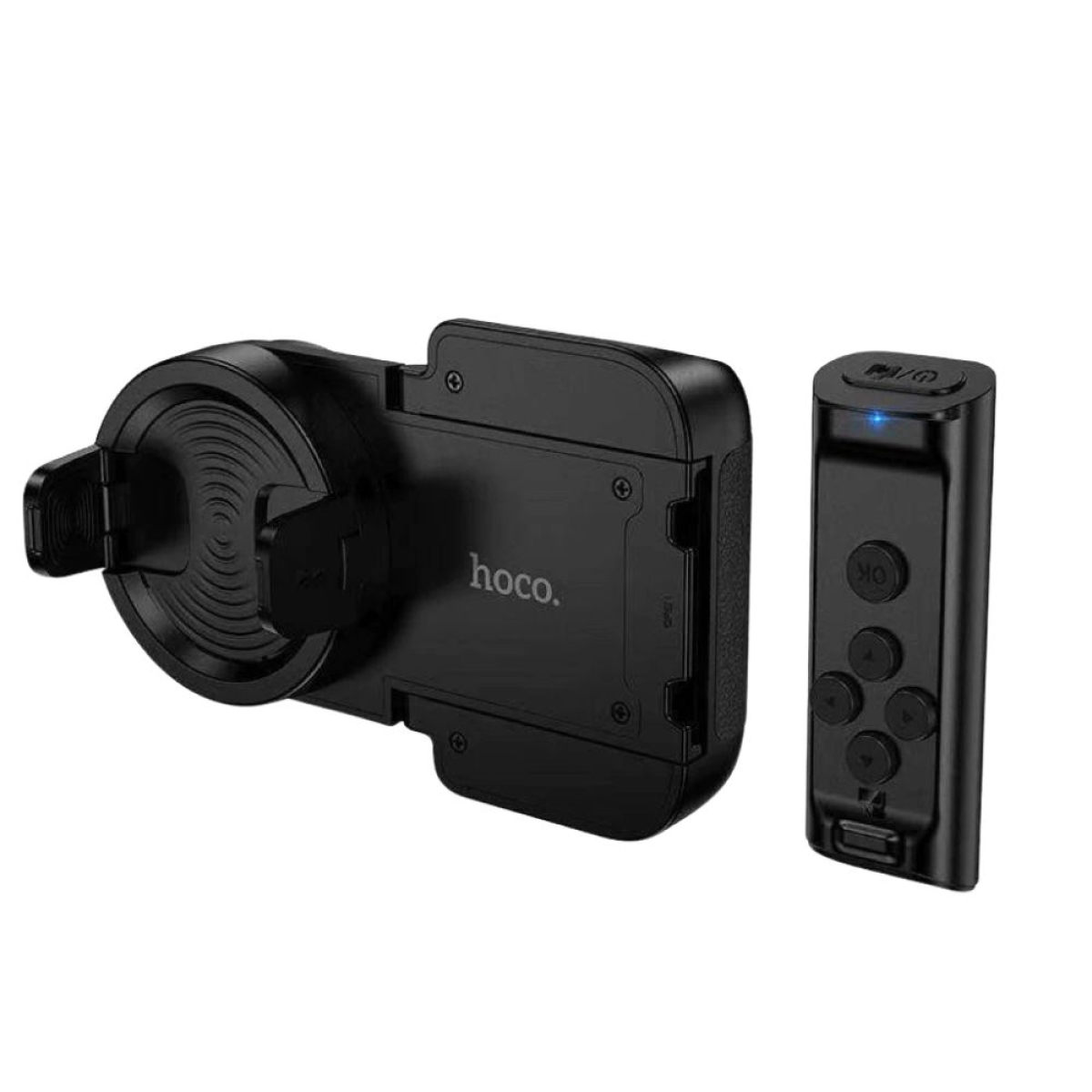 Λαβή Στήριξης Κινητού με Bluetooth Τηλεχειριστήριο, Βάση & Περιστροφή 360°– HOCO K33