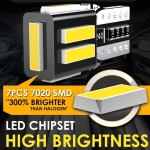 LED Λάμπα T10 7×SMD 7020 Λευκό Φως 6000K