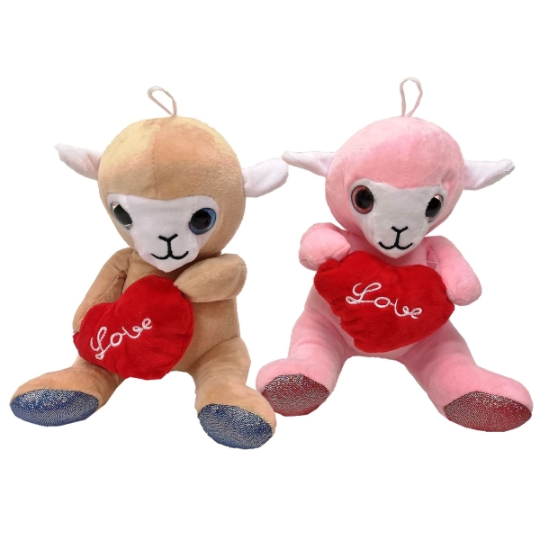 Λούτρινο Λάμα Με Καρδιά Love 20cm ToyMarkt 99474
