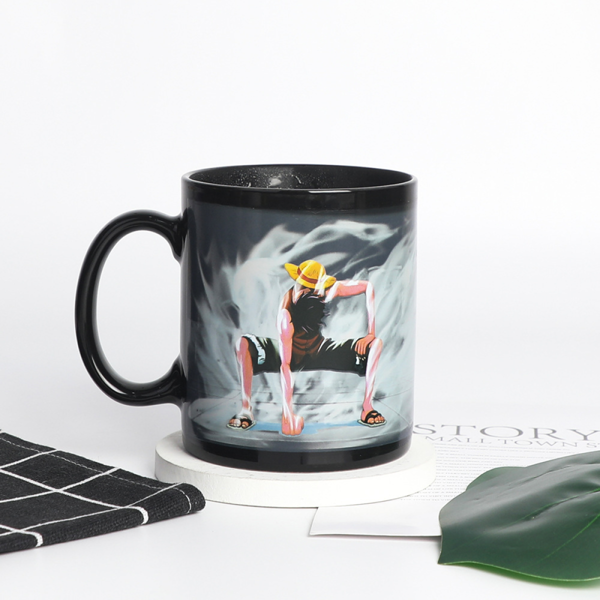 Mαγική Κεραμική Κούπα που Αλλάζει Χρώμα 350ml - Luffy One Piece