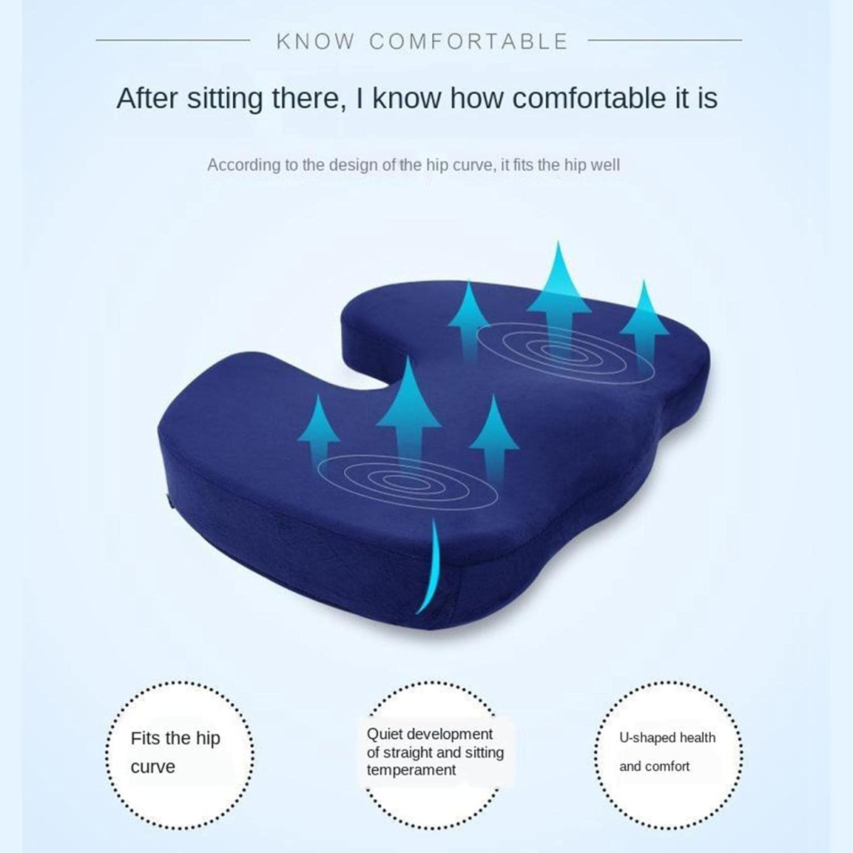 Μαξιλάρι Καθίσματος U-Shape Memory Foam - Image 5