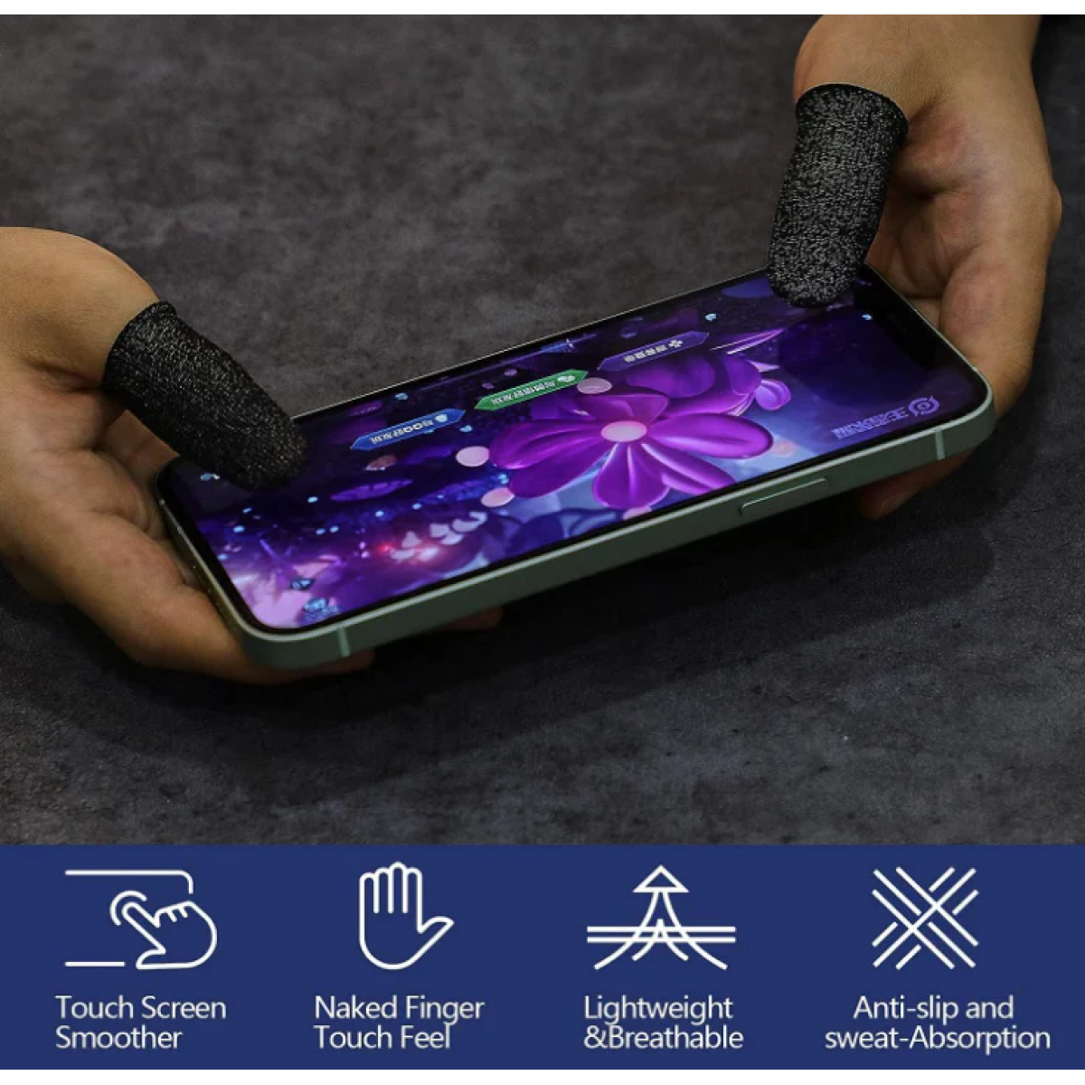 Mobile Gaming Finger Sleeves Hoco GM4 Phantom Superconducting - Image 7